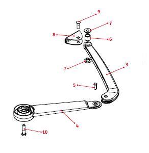 Bras pour SGA5000, SGA6000, SGA4100, Axovia 220A NS, Axovia 220A - Bras pour SGA5000, SGA6000, SGA4100, Axovia 220A NS, Axovia 220A