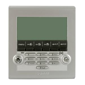 Clavier LCD Ultra-plat avec lecteur de badge - Il vous permets la mise en marche totale ou partielle du système, le paramétrage personnalisé par menus déroulants et la gestion complète du système d'alarme ainsi que la lecture des badges.