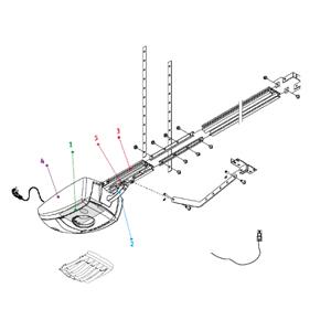 Carte électronique pour Keasy 5 / 10 et S5000 S7000 - Carte électronique pour moteur de porte de garage Keasy 5 / 10 et S5000 S7000