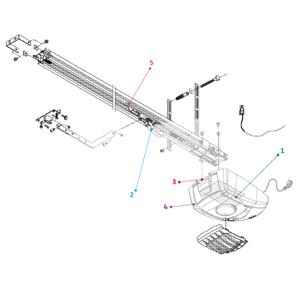 Carte électronique pour LS8900 et S9000 - Carte électronique pour moteur de porte de garage LS8900 et S9000