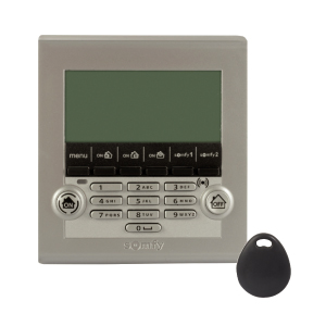 Clavier lcd avec badge