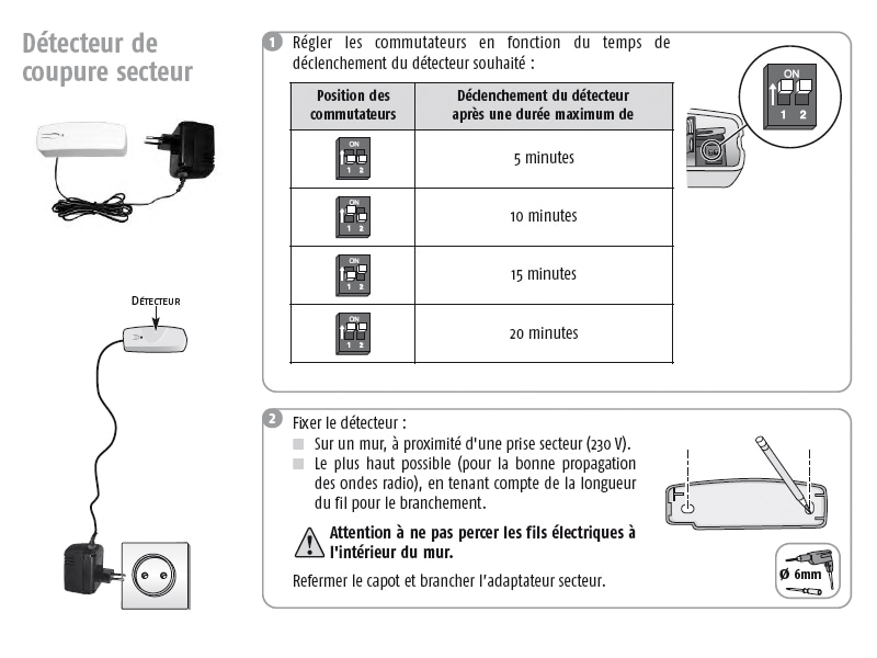 Fiche install d&eacute;tecteur coupeur secteur