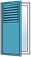 Volet 1 vantail