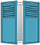 Volet 2 vantaux