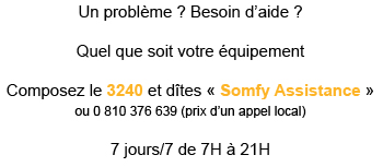 argu somfy assistance