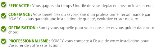 Avantages offre avec pose