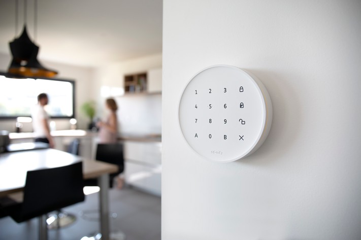 SOMFY 1875297 - Home Alarm Sécurité - Alarme connectée avec sirène  extérieure, caméra intérieure, clavier à codes et détecteur de fumée -  Compatible avec Alexa, l'Assistant Google et TaHoma (switch)