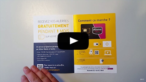 Activer la carte SIM Afone-Somfy pour une centrale d'alarme PROTEXIOM