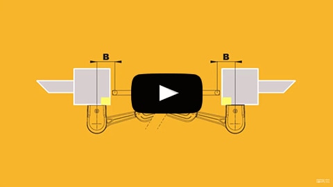 Prise de côte pour bien positionner un moteur à bras articulé Somfy pour portail battant