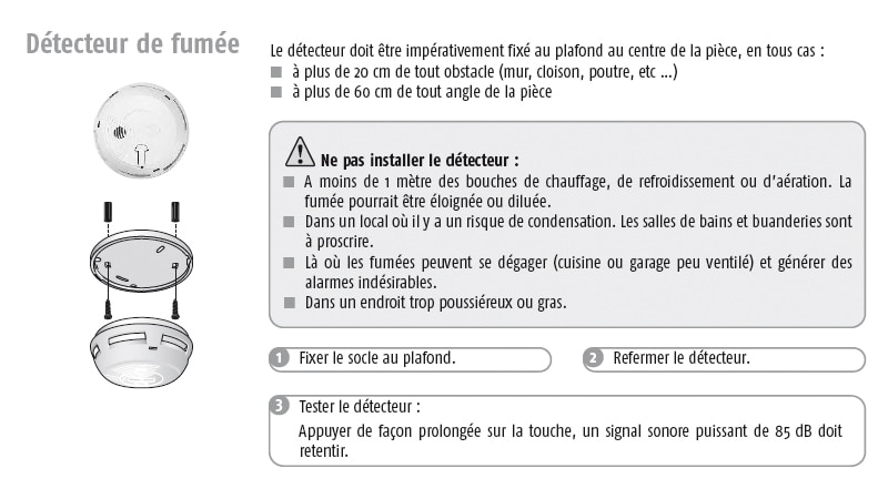 Détecteur de fumée Somfy Protexiom